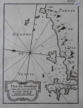 BELLIN, JACQUES NICOLAS: MAP OF THE NORTHERN COAST OF MLJET